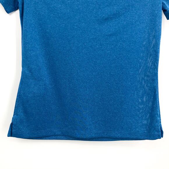 CALLAWAY Womens Golf Polo Shirt Small Blue Heather Quarter Zip Short Sleeve NWT - Picture 7 of 11